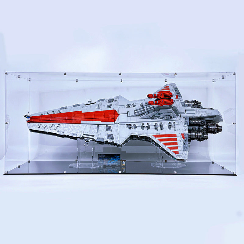 Acrylic Display Case & Stand for Lego 75367 Republic. Venator Class Attack Cruiser