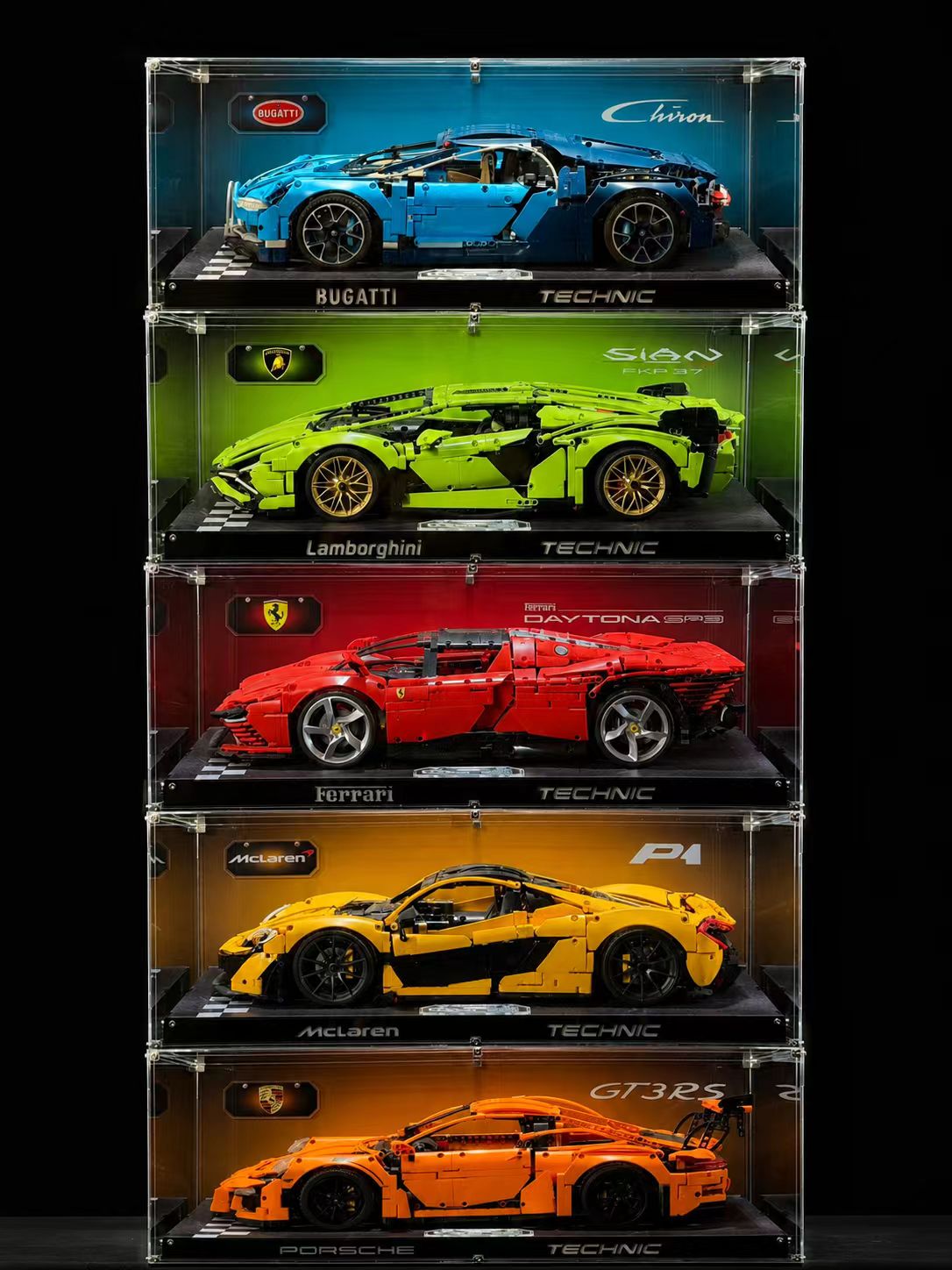 LEGO™ ShowCase for LEGO Technic F1 Ferrari Daytona SP3 42143 Ultra-high Translucent Acrylic