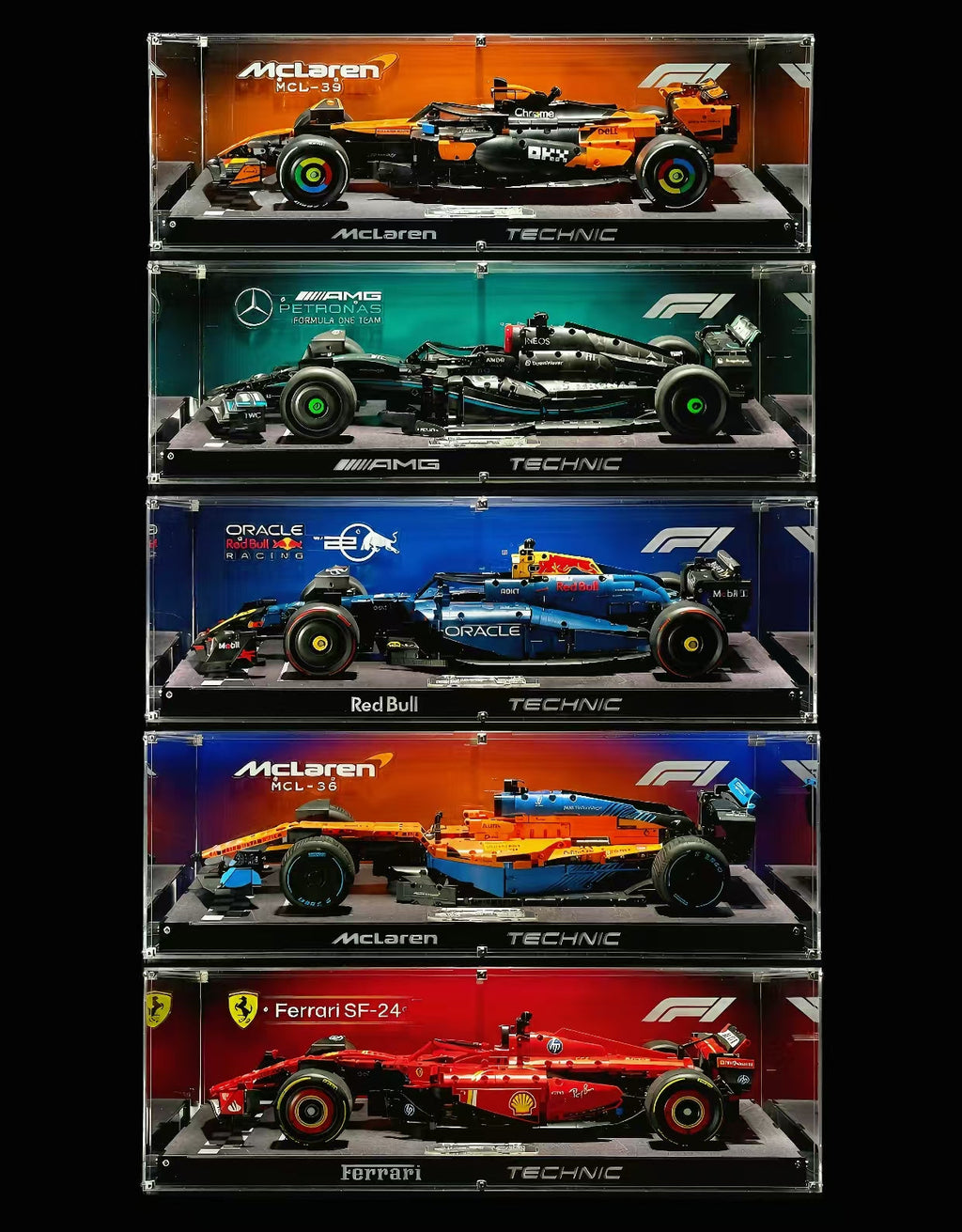 LEGO™ ShowCase for LEGO Technic Oracle Red Bull Racing RB20 F1 42206 Ultra-high Translucent Acrylic