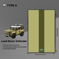 Wall display frame for LEGO® Technic Land Rover Defender 10317