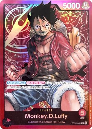 Monkey.D.Luffy (001) (ST01-001) - Starter Deck 1: Straw Hat Crew Foil