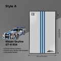 Wall Display Frame for LEGO® 42210 2 Fast 2 Furious Nissan Skyline GT-R (R34) Car