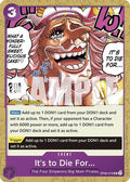 It's to Die For (OP08-076)  [Two Legends Pre-Release Cards]