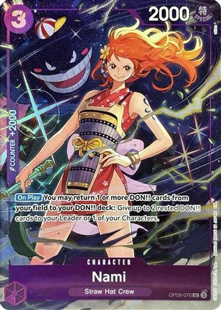 Nami (Premium Card Collection -Best Selection Vol. 4-) (OP09-070) - One Piece Promotion Cards Foil
