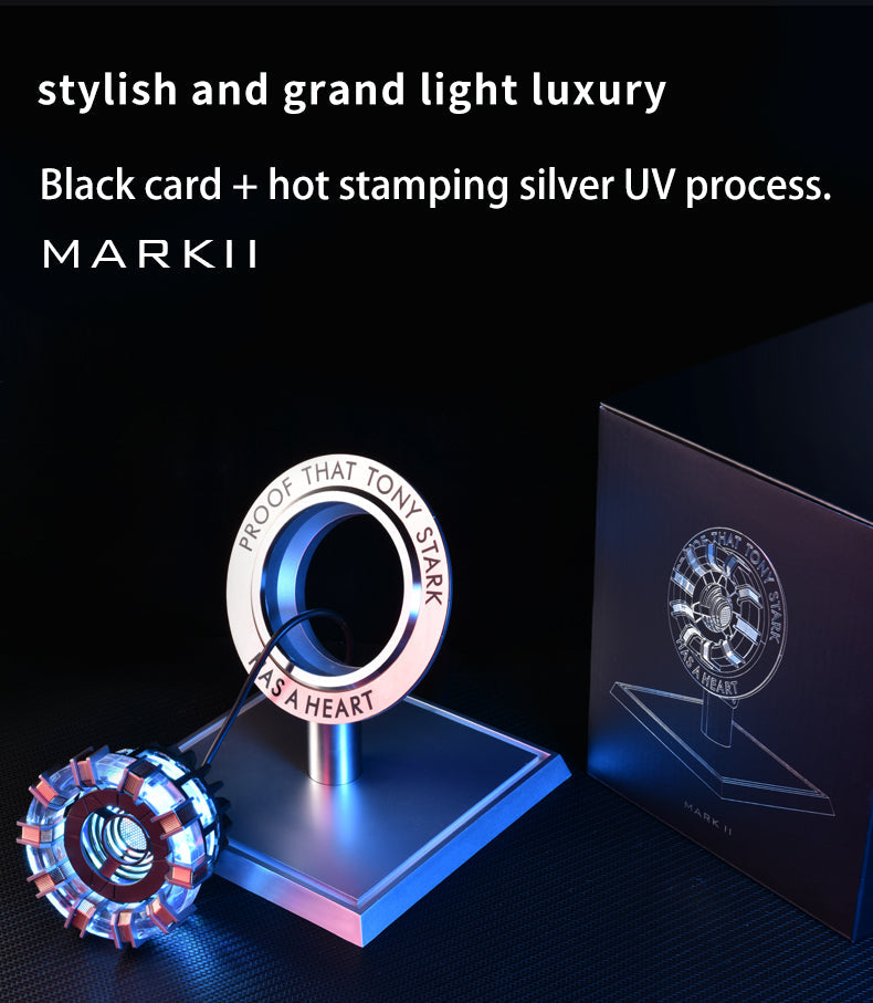 Tony Stark Heart Arc Reactor