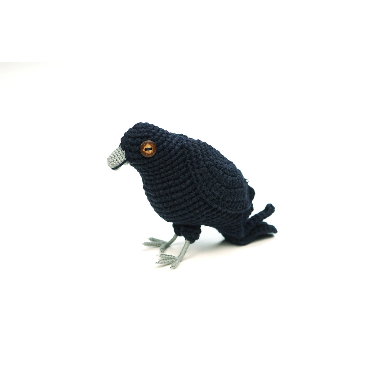 Crochet Creatures - Button Crow