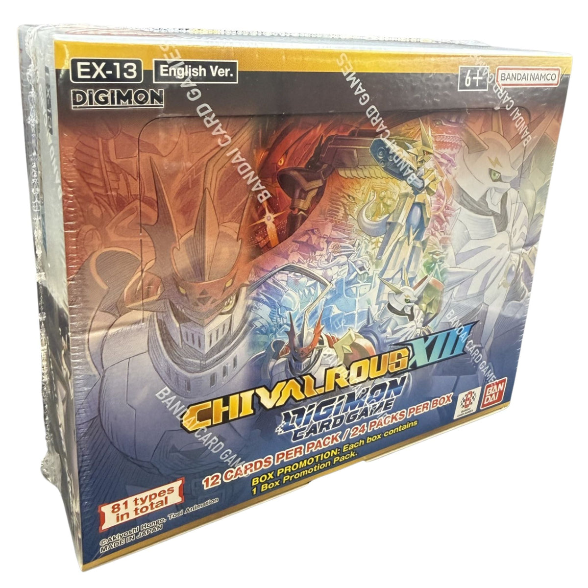 Digimon Card Game Chivalrous XIII Extra Booster Box