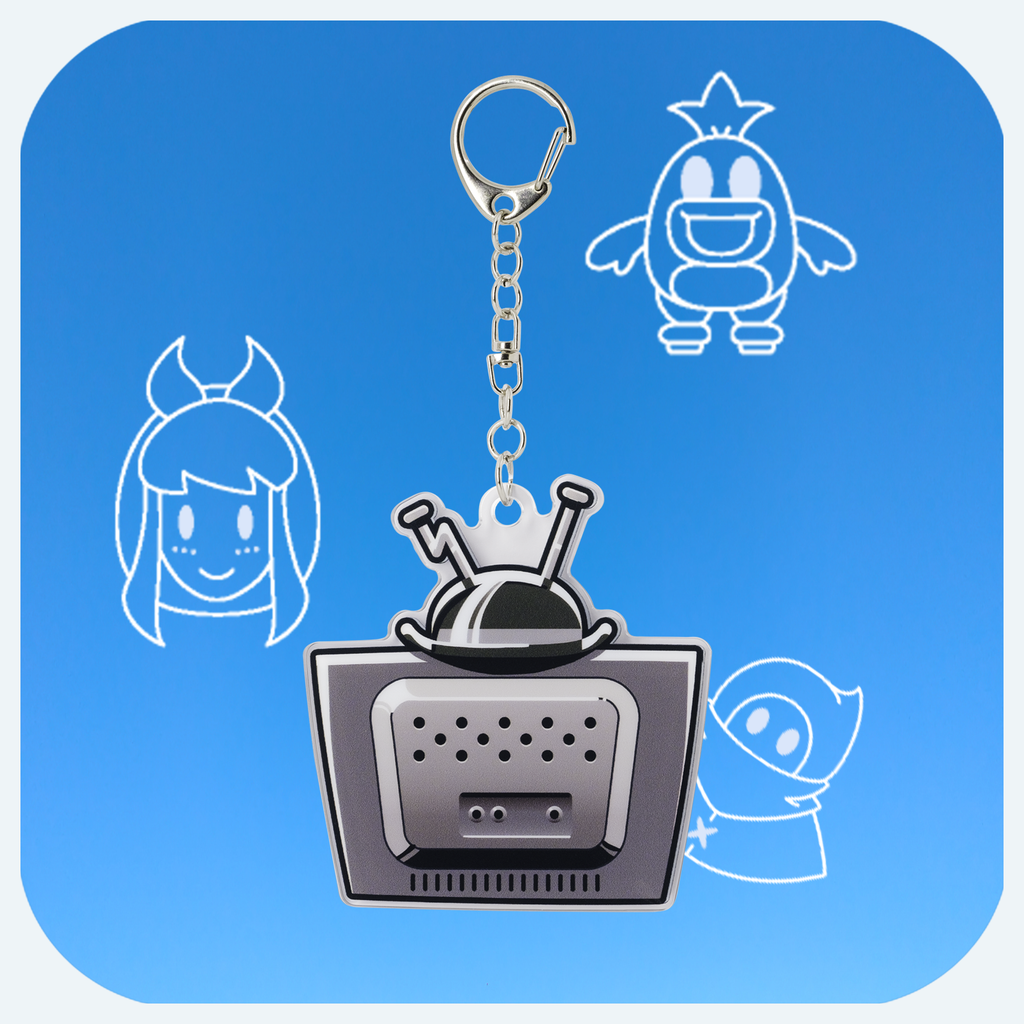 Mr. Puzzles Keychain