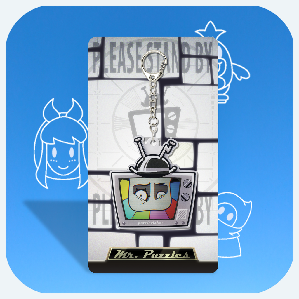 Mr. Puzzles Keychain