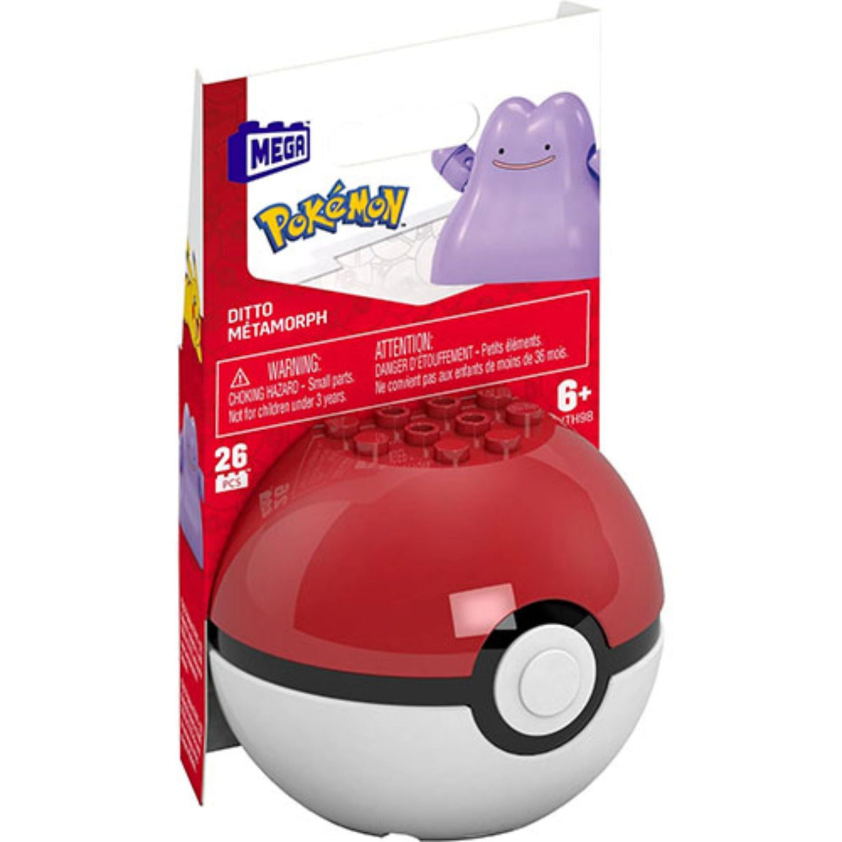 Mega Construx Pokemon Evergreen Ditto Poke Ball