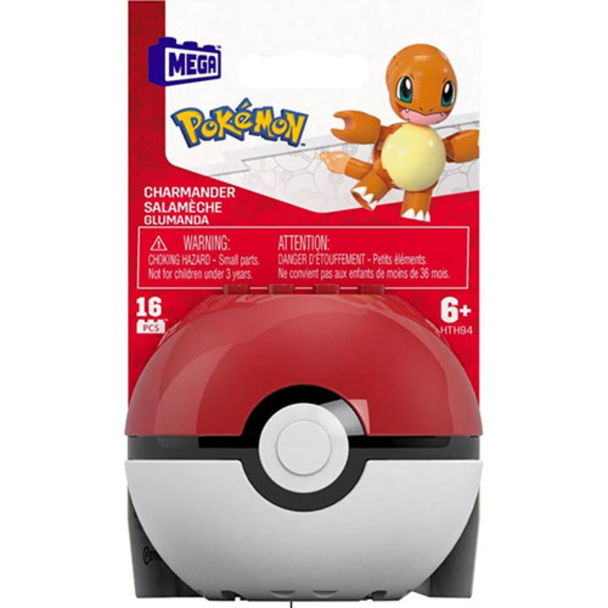 Mega Construx Pokemon Evergreen Charmander Poke Ball