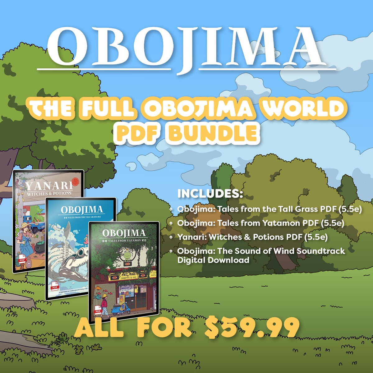 The Full Obojima World PDF Bundle
