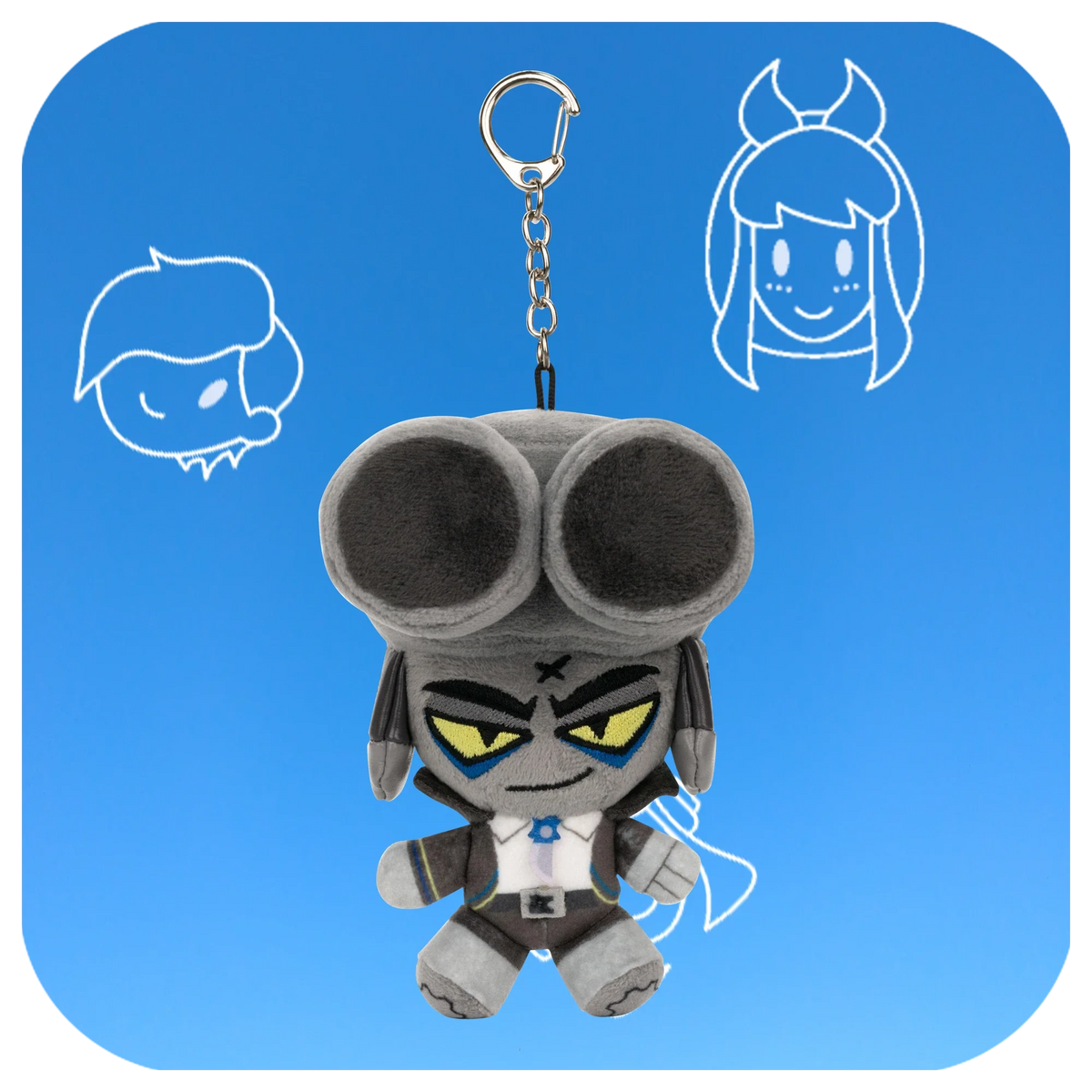Mr WPNZ Plush Keychain