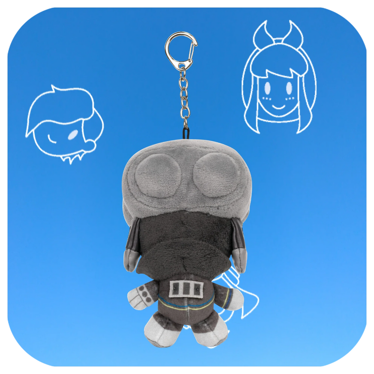 Mr WPNZ Plush Keychain