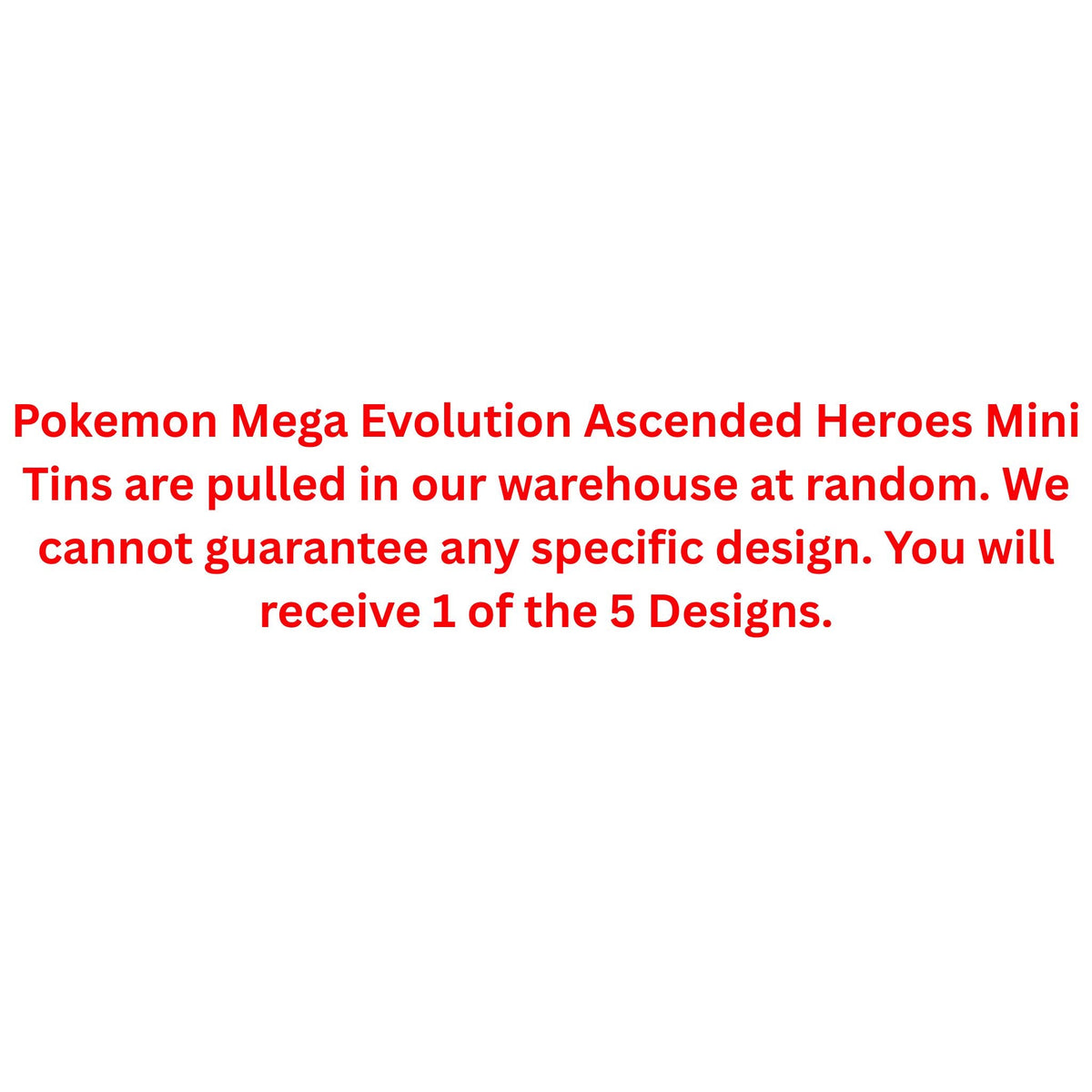 Pokemon Mega Evolution Ascended Heroes Mini Tin