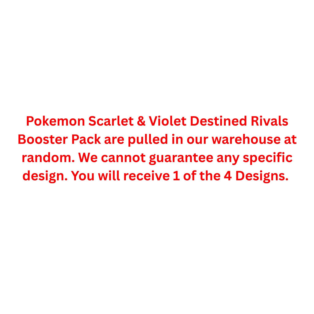Pokemon Scarlet & Violet Destined Rivals Booster Pack