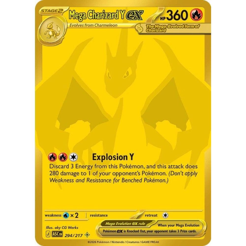 Pokemon Mega Evolution Ascended Heroes Ex Box (Mega Meganium, Mega Emboar or Mega Feraligatr)