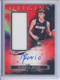 2022/23 Panini Origins Nikola Jovic Rookie RPA Red /49 Heat
