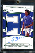 2022/23 Panini National Treasures Collegiate Shaedon Sharpe RPA /5 Kentucky