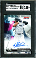 2020 Bowman's Best Jasson Dominguez Auto SGC 10/10 Yankees