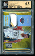 2014/15 Panini Spectra Anthony Davis Franchise Faberics Gold /10 BGS 9.5 Lakers