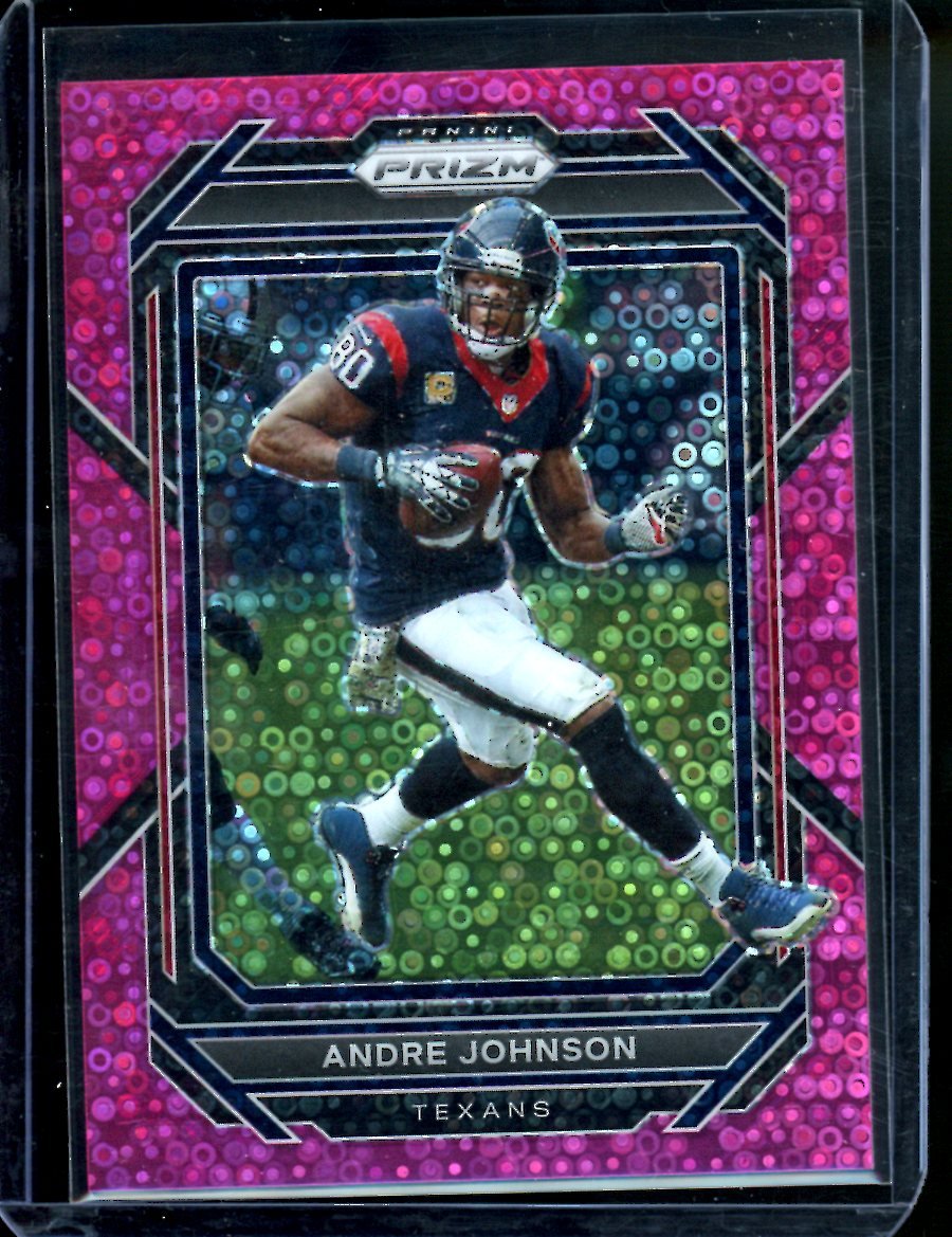 2022 Panini Prizm Andre Johnson Pink Disco /15 Texans