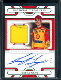 2022 Panini National Treasures Joey Lagano Sheet Metal Auto Green /5 NASCAR