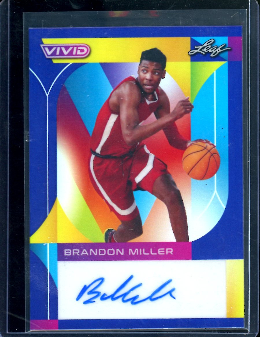 2022/23 Leaf Vivid Brandon Miller Auto /30 Alabama