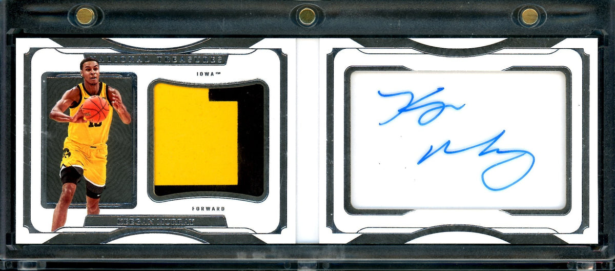 2022/23 Panini National Treasures Collegiate Keegan Murray Rookie RPA Booklet /25 Kings