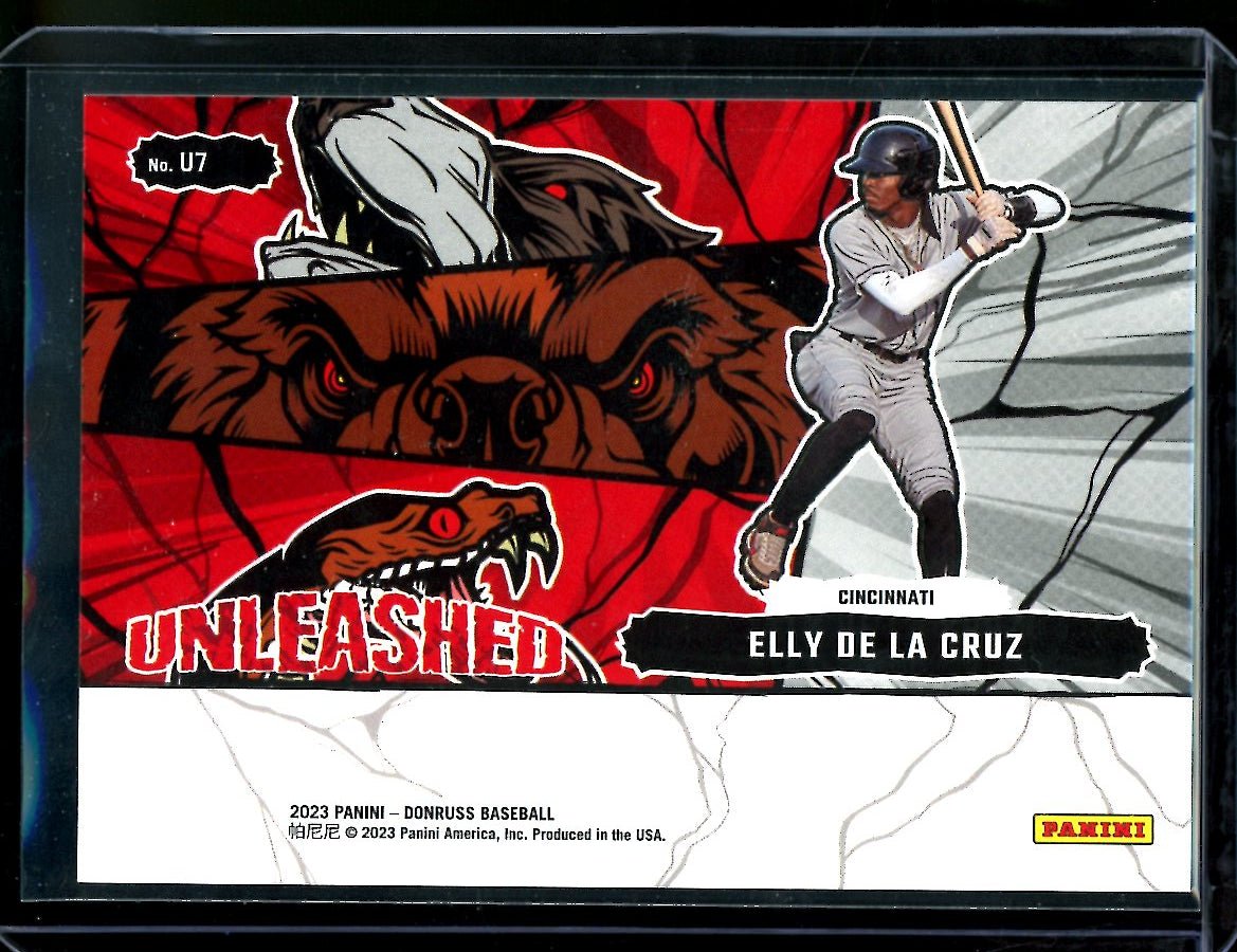 2023 Panini Donruss Elly De La Cruz Unleashed /149 Reds