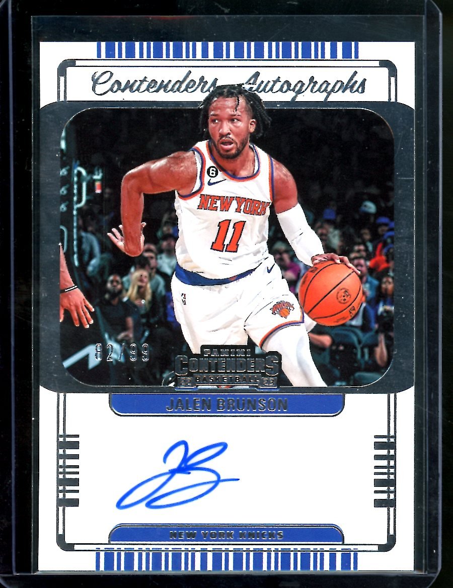 2022/23 Panini Contenders Jalen Brunson Auto /99 Knicks