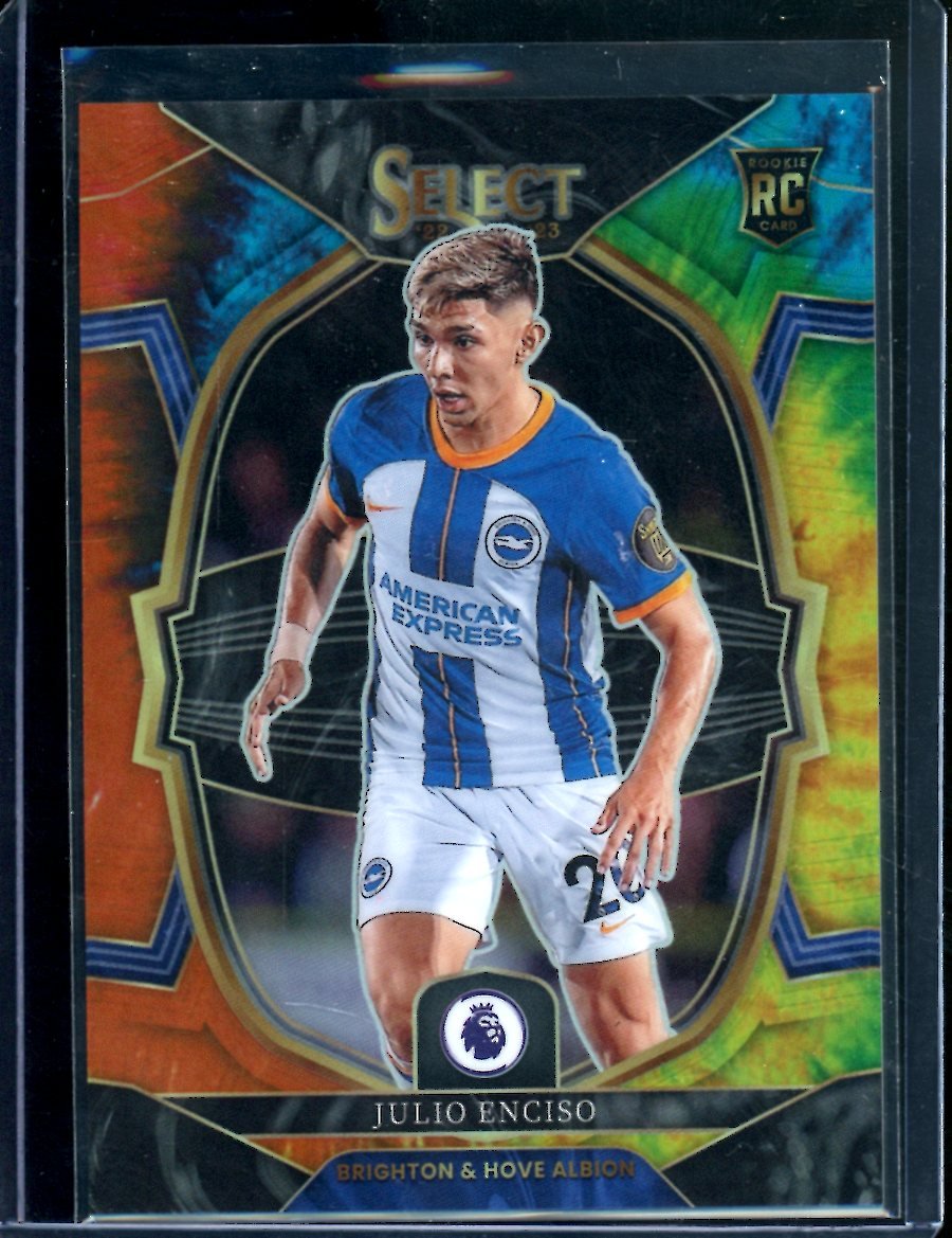 2022/23 Panini Select EPL Julio Enciso Rookie Terrace Tie-Dye /49 Brighton