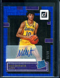 2022/23 Panini Donruss Choice Max Christie Rookie Blue Choice Auto /49 Lakers