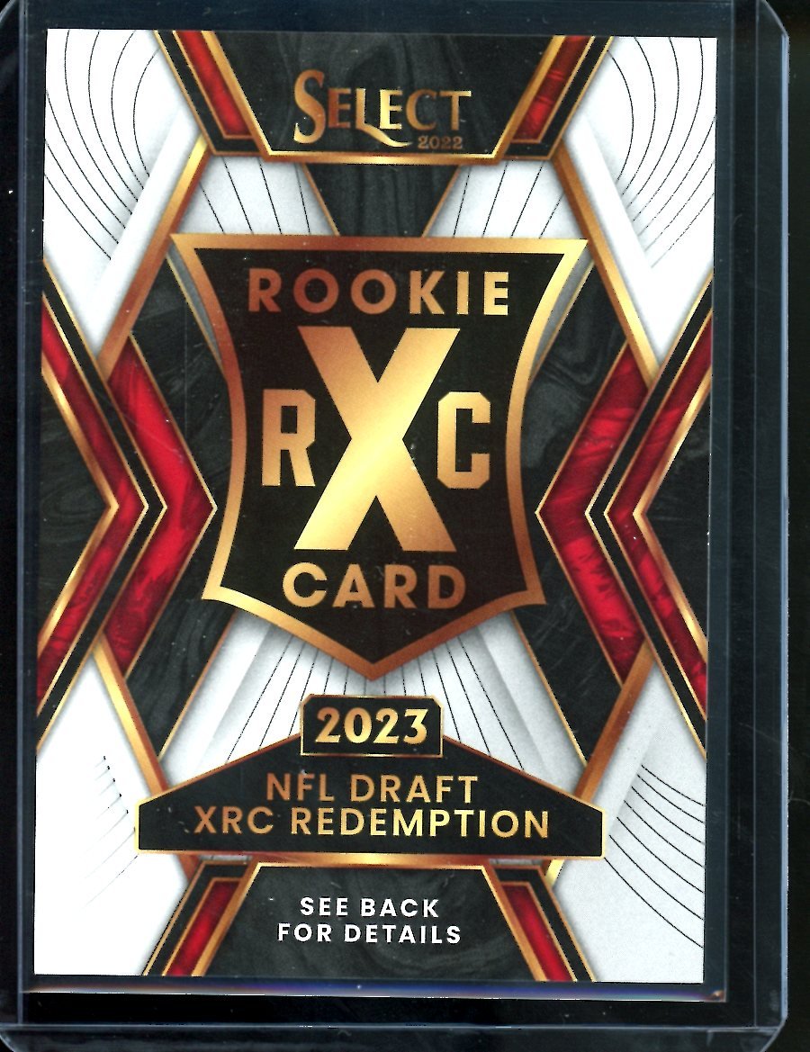 2022 Panini Select Zach Charbonnet Rookie XRC Redemption Seahawks