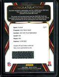 2022 Panini Select Zach Charbonnet Rookie XRC Redemption Seahawks
