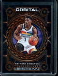 2022/23 Panini Obsidian Anthony Edwards Orbital Orange /35 Timberwolves