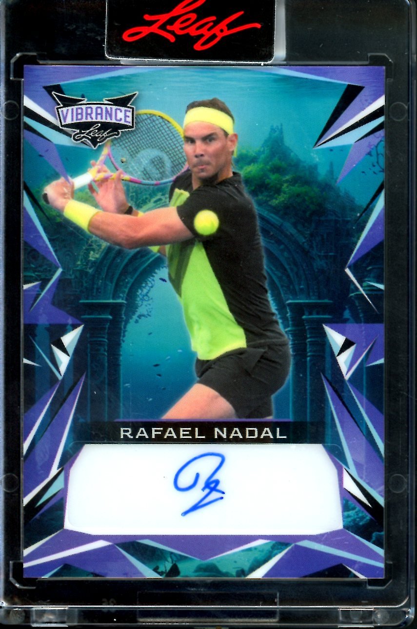 2023 Leaf Vibrance Rafael Nadal Auto /5 Tennis