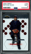2002 Topps Finest Dwayne Wade Rookie PSA 9 Heat