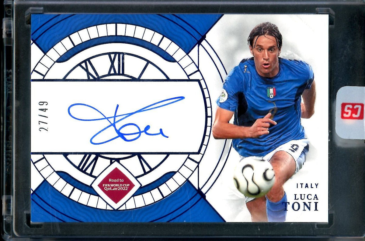 2022 Panini National Treasures Luca Toni Timeless Talents Auto /49 Italy