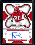 2022 Panini National Treasures Andre Rison Auto /99 Falcons
