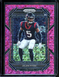 2022 Panini Prizm Jalen Pitre Rookie Pink Disco /15 Texans