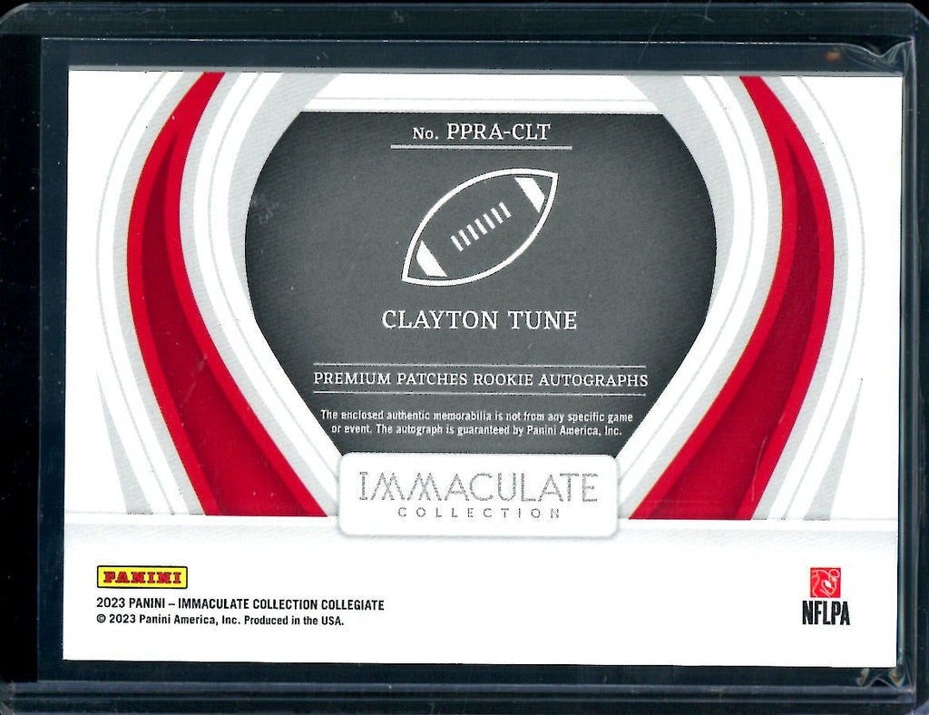 2023 Panini Immaculate Collgeiate Clayton Tune Rookie Rpa /99 Cardinals