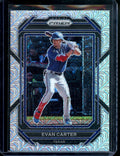 2023 Panini Prizm Evan Carter Mojo /25 Rangers