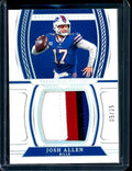2022 Panini National Treasures Josh Allen Treasured Patches /25 Bills