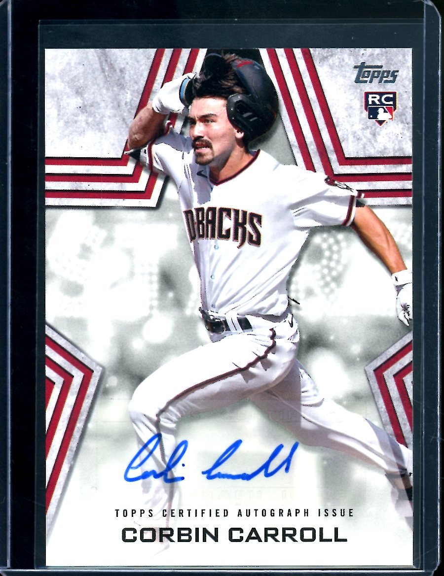 2023 Topps Series One Corbin Carroll Rookie Auto Diamondbacks