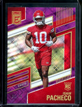 2022 Panini Elite Isaih Pacheco Rookie Purple /99 Chiefs