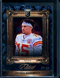 2022 Panini Elite Patrick Mahomes Elitist /10 Chiefs