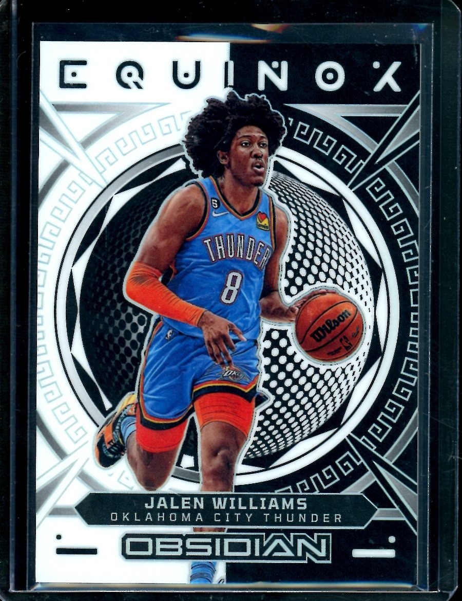 2022-23 Panini Obsidian Jalen Williams Rookie Equinox /99 Thunder