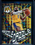 2022-23 Panini Mosaic LeBron James Razzle Dazzle SSP Lakers