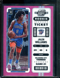 2022-23 Panini Contenders Optic Jalen Williams Rookie Pink /75 Thunder